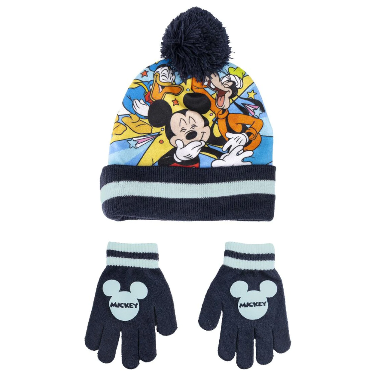 Disney Mickey Joke Dětská čepice a rukavice sada fotografii produktu
