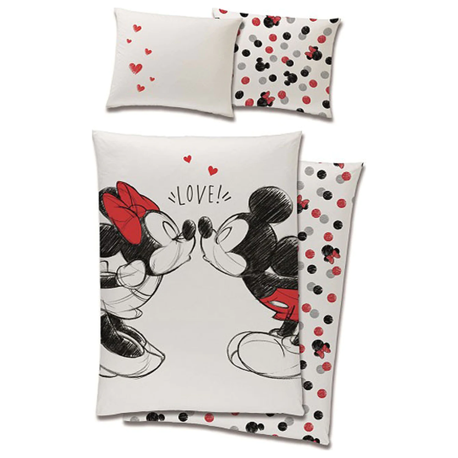 Disney Mickey Love povlečení na peřinu fotografii produktu