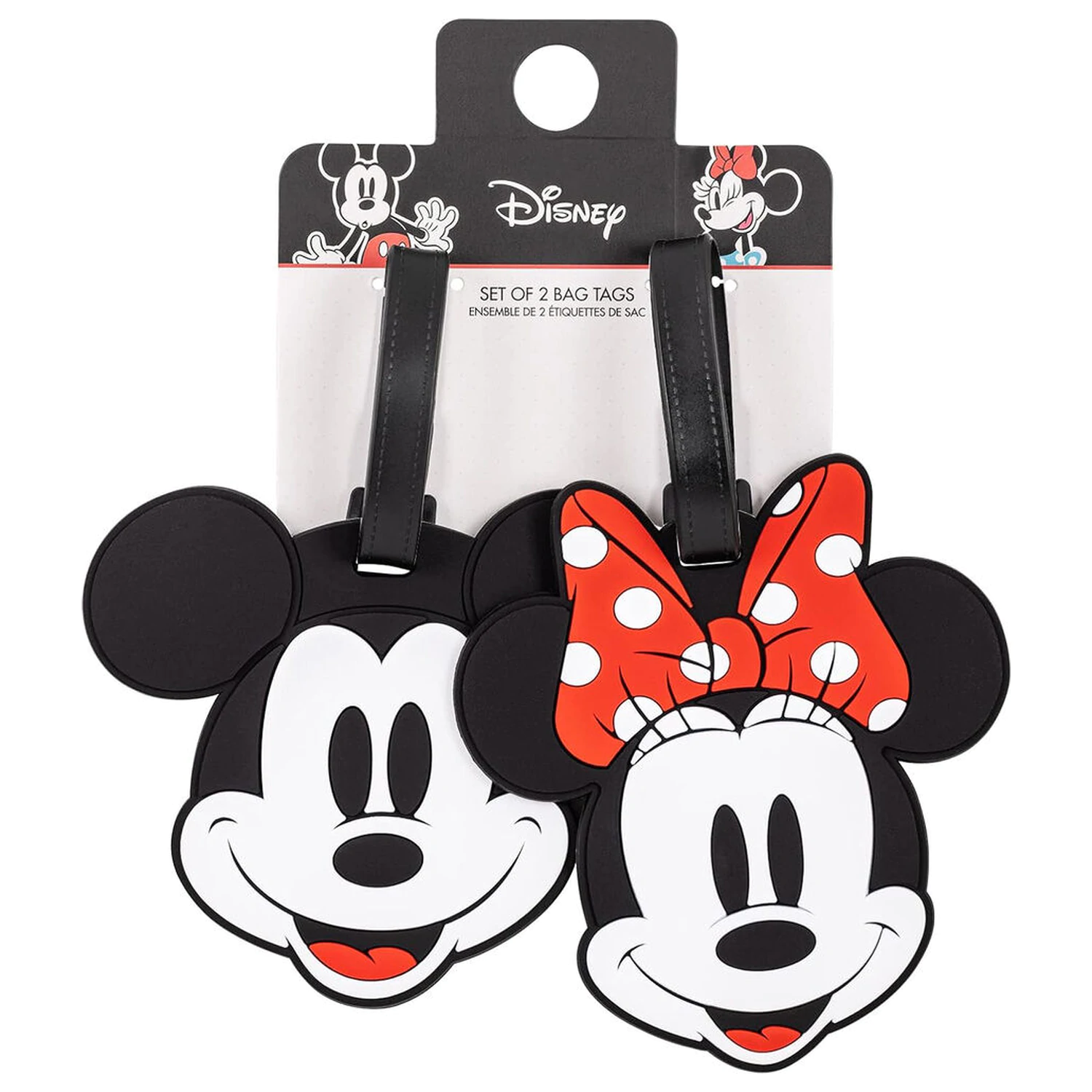 Disney Mickey & Minnie sada 2 jmenovek na zavazadla fotografii produktu