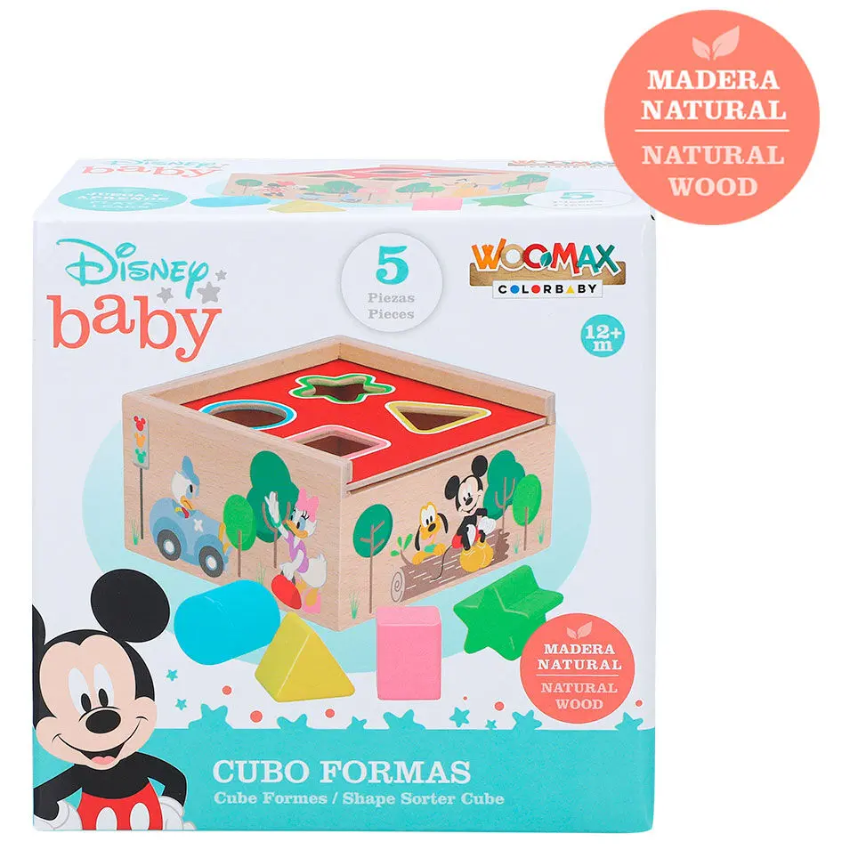 Disney Mickey Minnie dřevěné kubické formy fotografii produktu