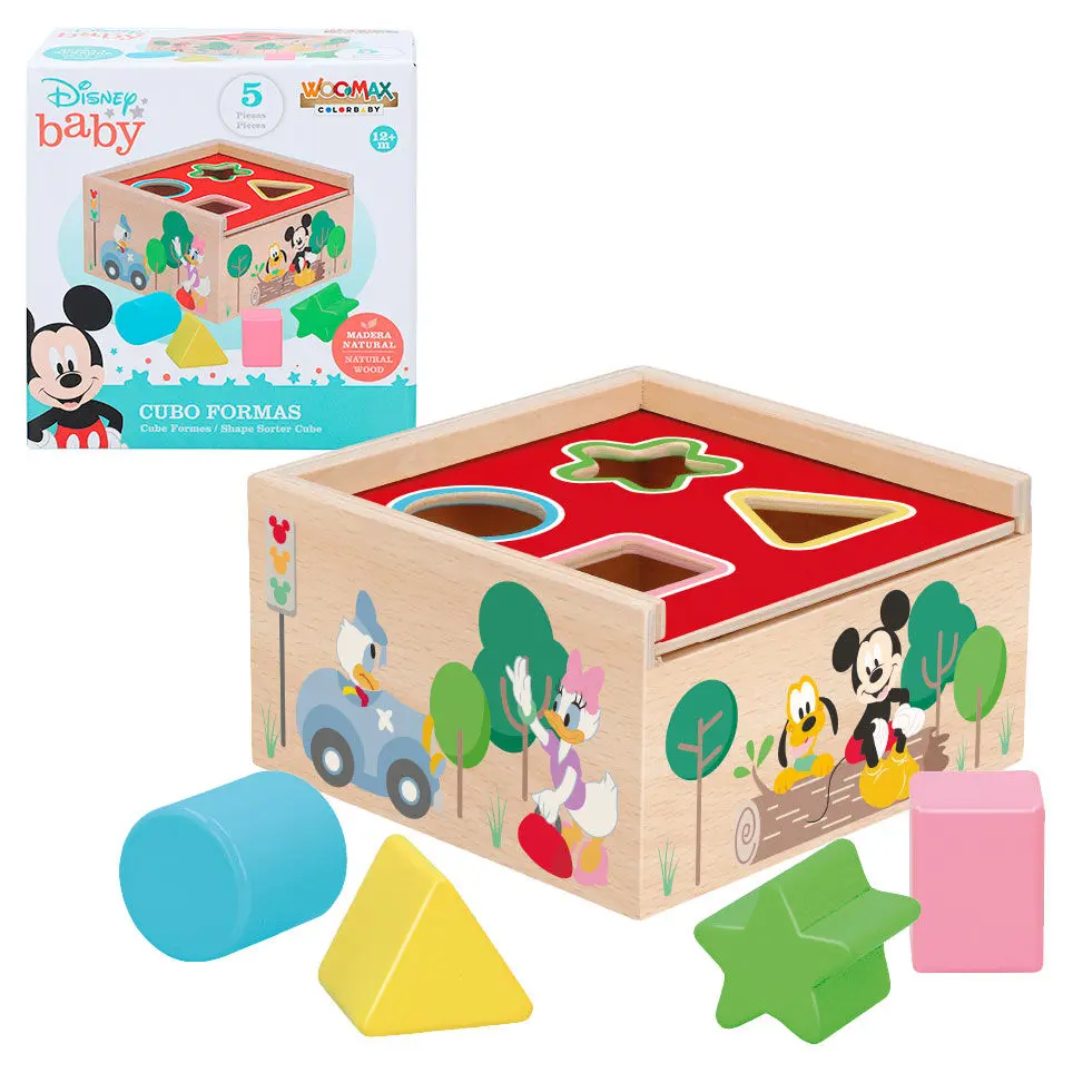 Disney Mickey Minnie dřevěné kubické formy fotografii produktu