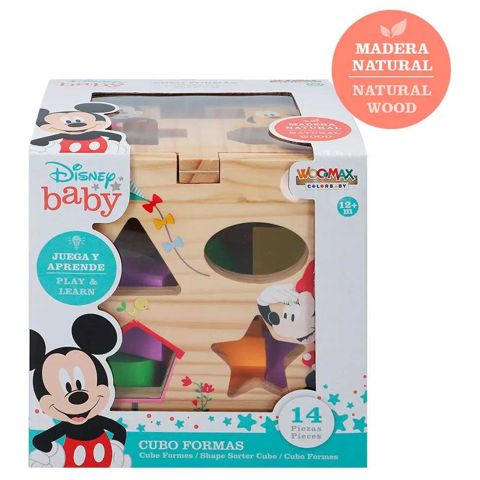 Disney Mickey Minnie dřevěné kubické formy fotografii produktu