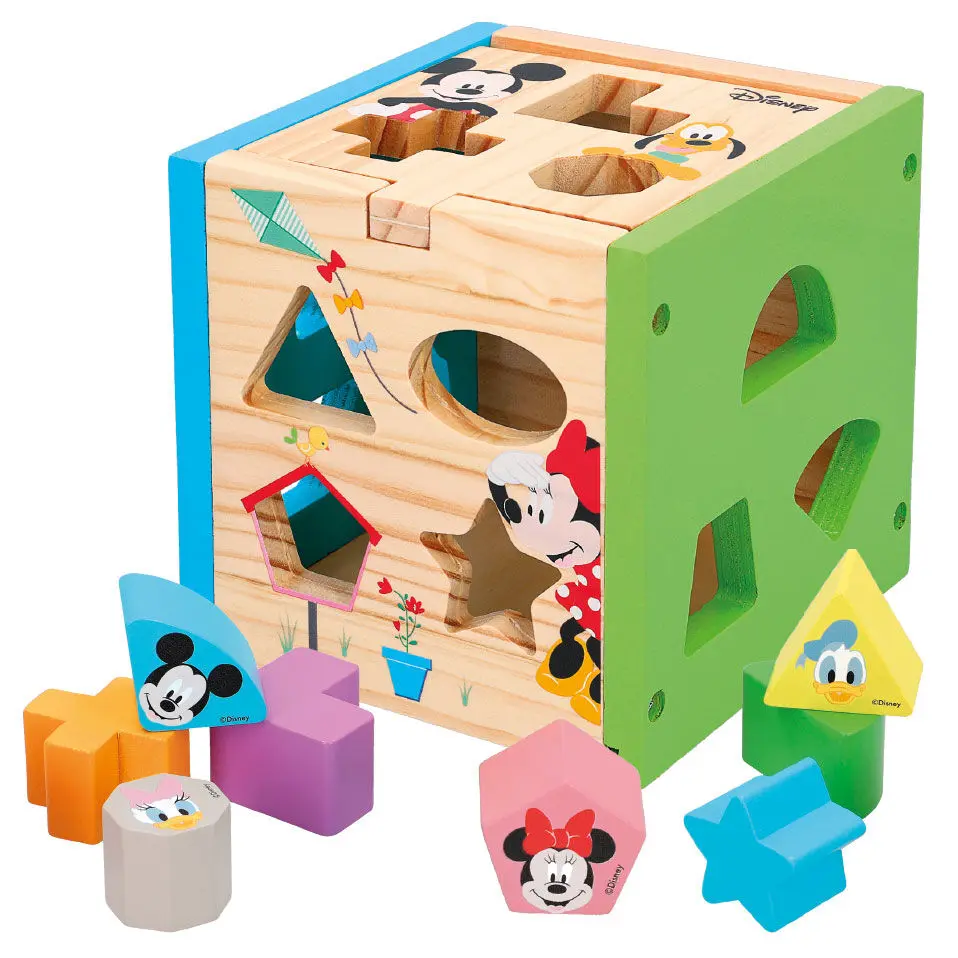 Disney Mickey Minnie dřevěné kubické formy fotografii produktu