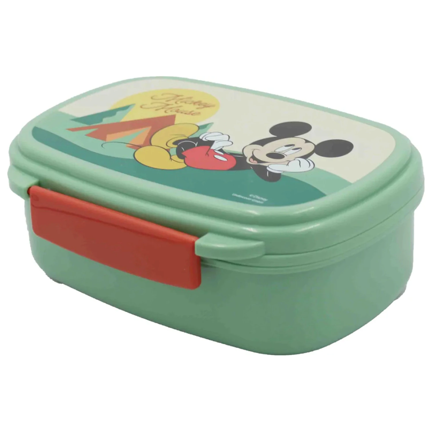 Disney Mickey Nature svačinový box + jídelní příbor set fotografii produktu