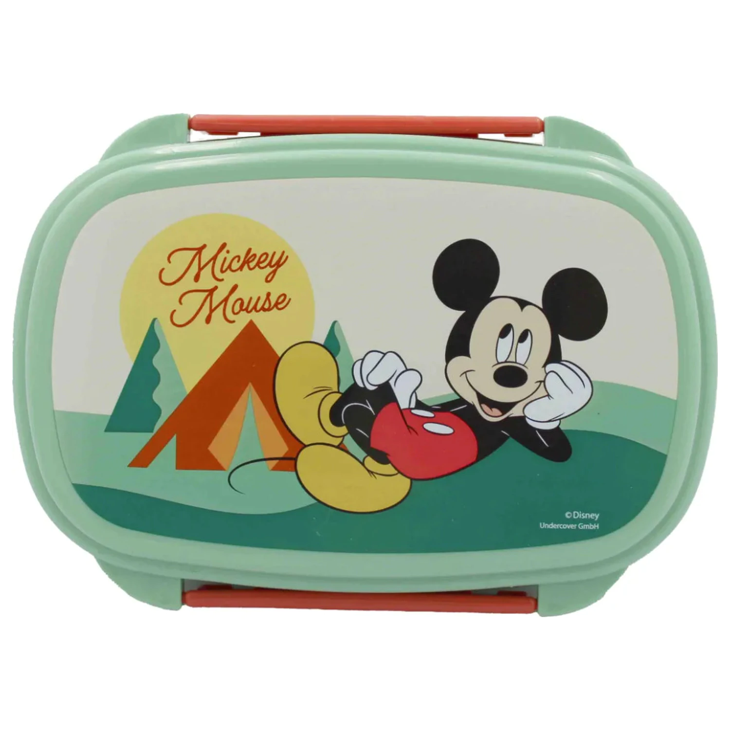 Disney Mickey Nature svačinový box + jídelní příbor set fotografii produktu