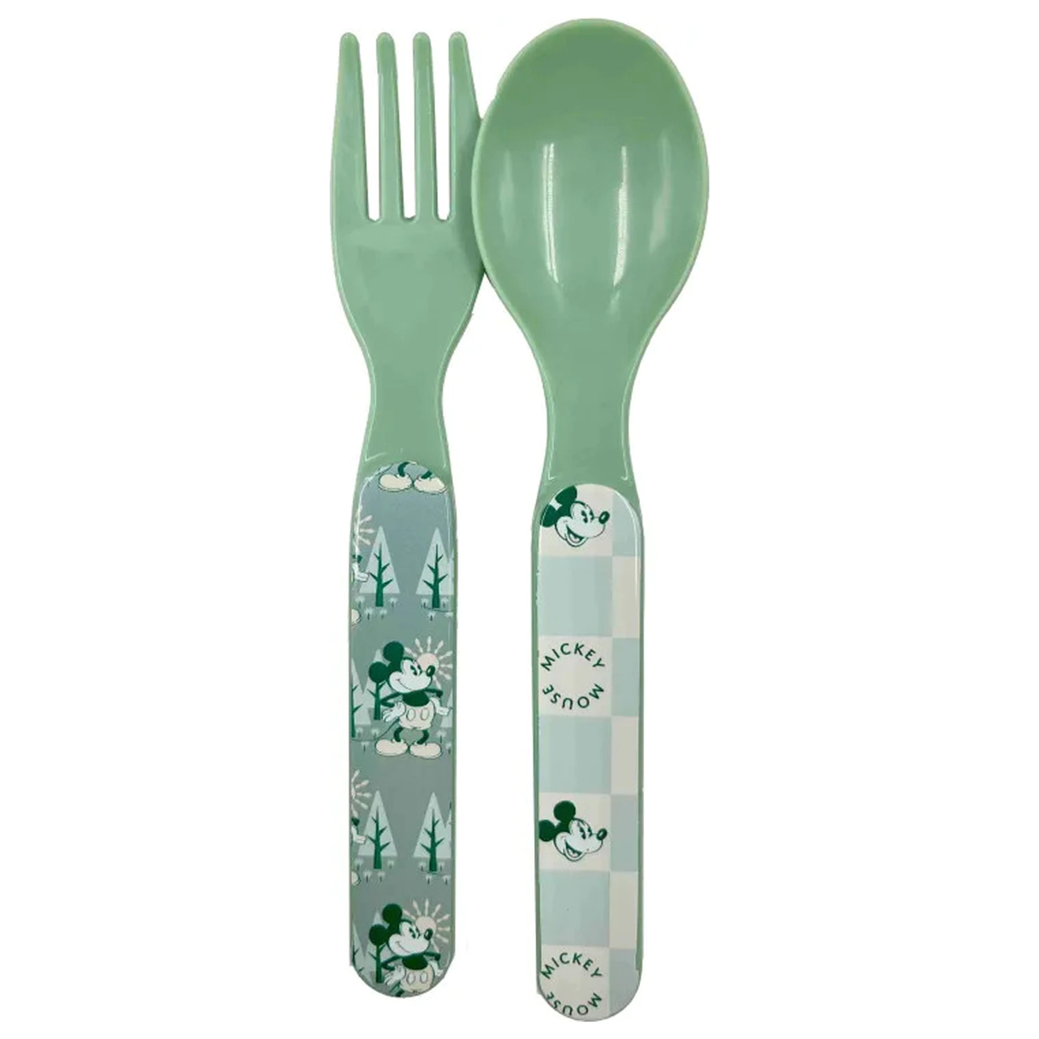 Disney Mickey Nature svačinový box + jídelní příbor set fotografii produktu