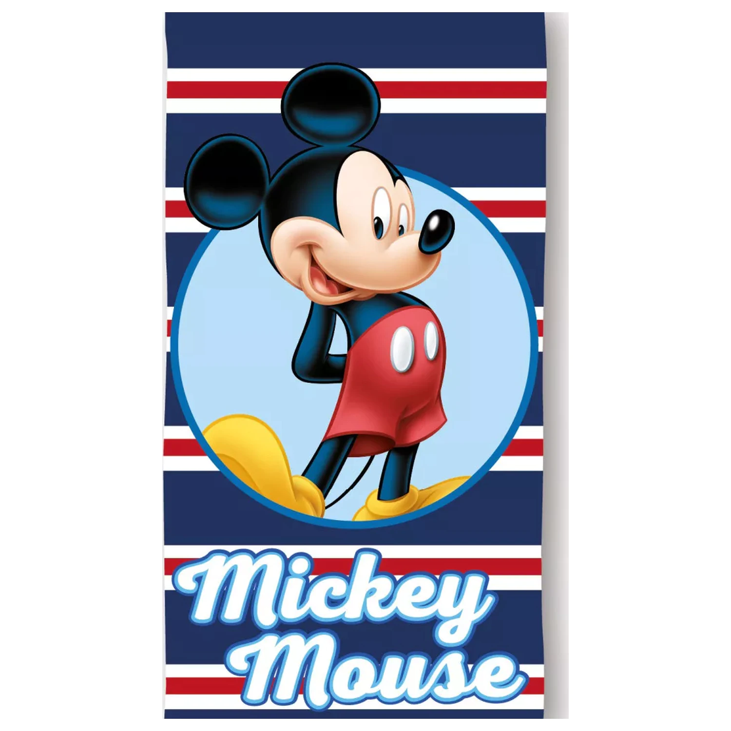Disney Mickey Navy Stripe ručník 70x140cm fotografii produktu