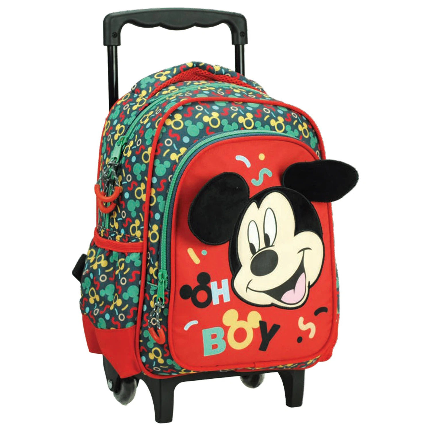 Disney Mickey Oh Boy batoh na kolečkách pro předškoláky, taška 30 cm fotografii produktu