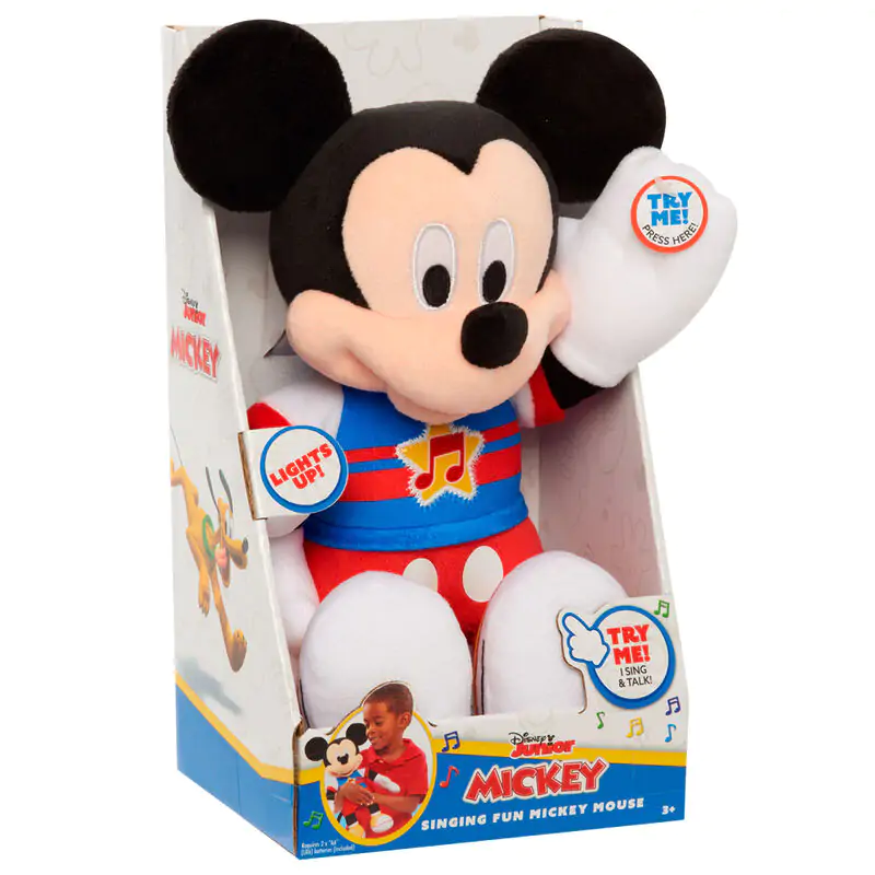 Disney Mickey zvuková plyšová hračka 30 cm fotografii produktu