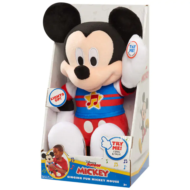 Disney Mickey zvuková plyšová hračka 30 cm fotografii produktu