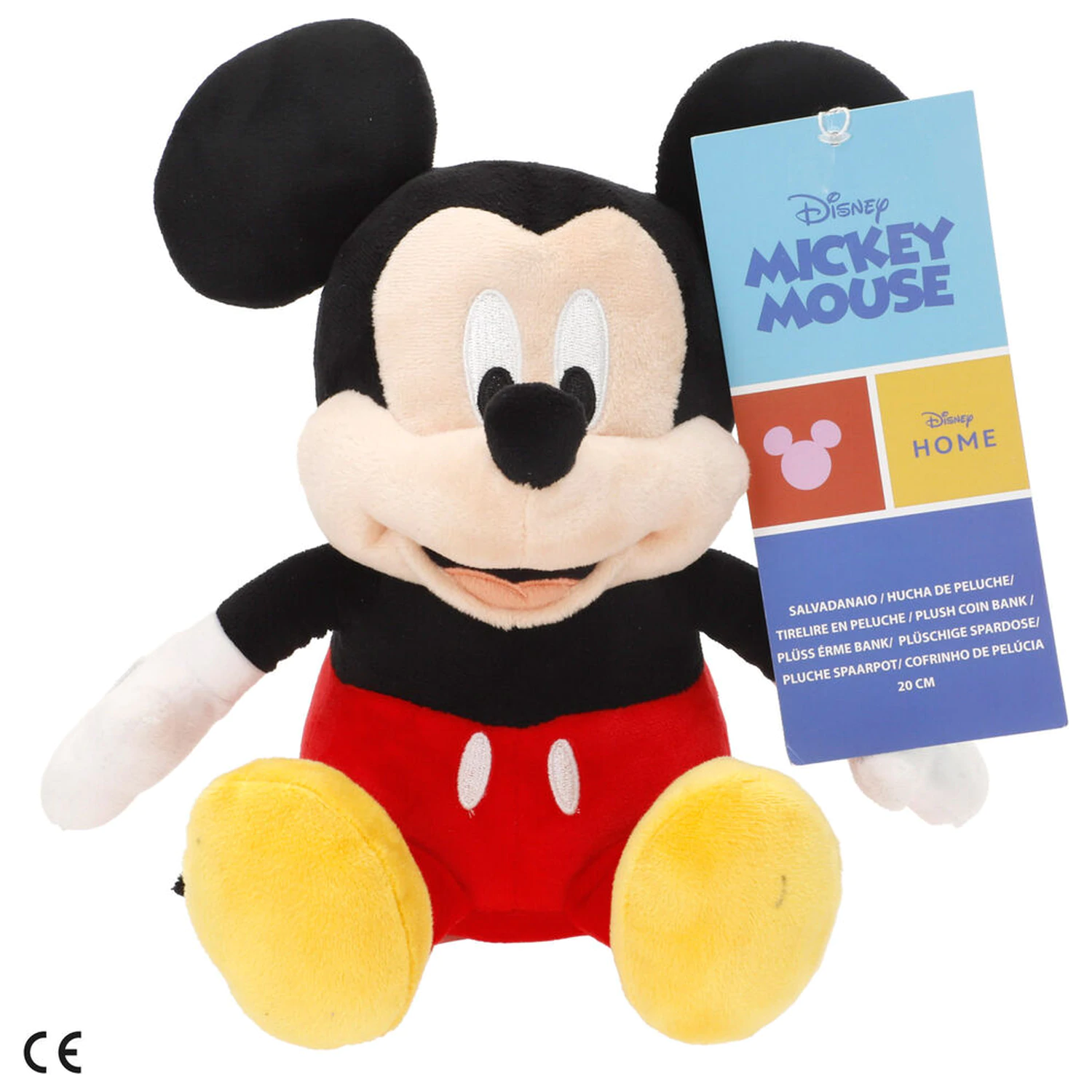 Disney Mickey pokladnička plyšová hračka 20cm fotografii produktu