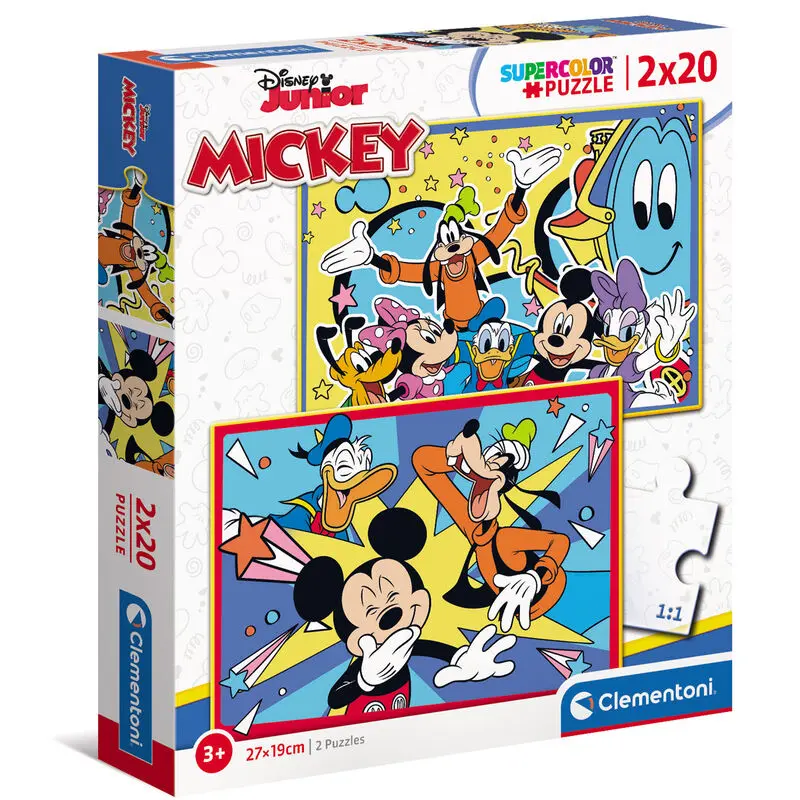 Disney Mickey puzzle 2x20 dílků fotografii produktu