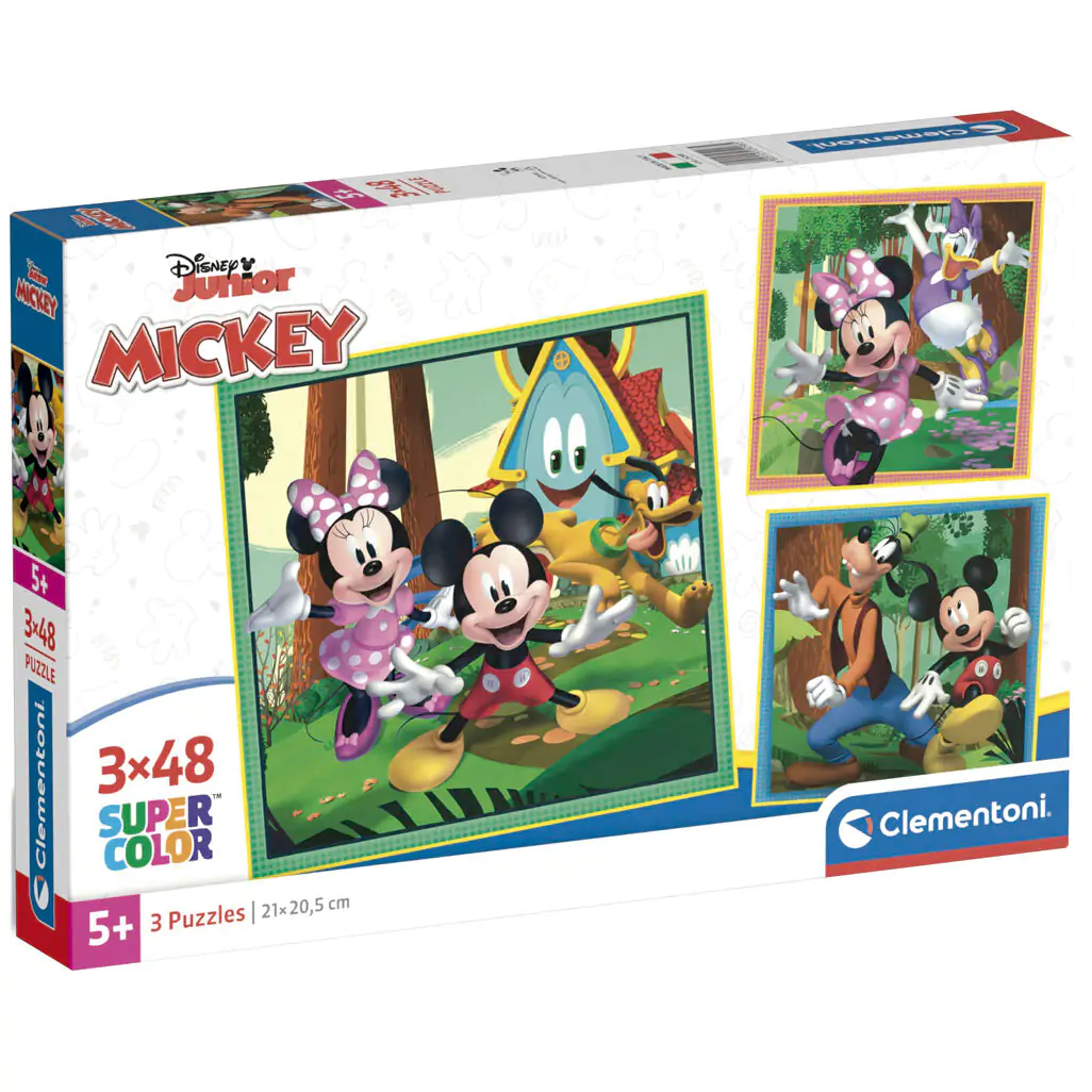 Disney Mickey puzzle 3x48 dílků fotografii produktu