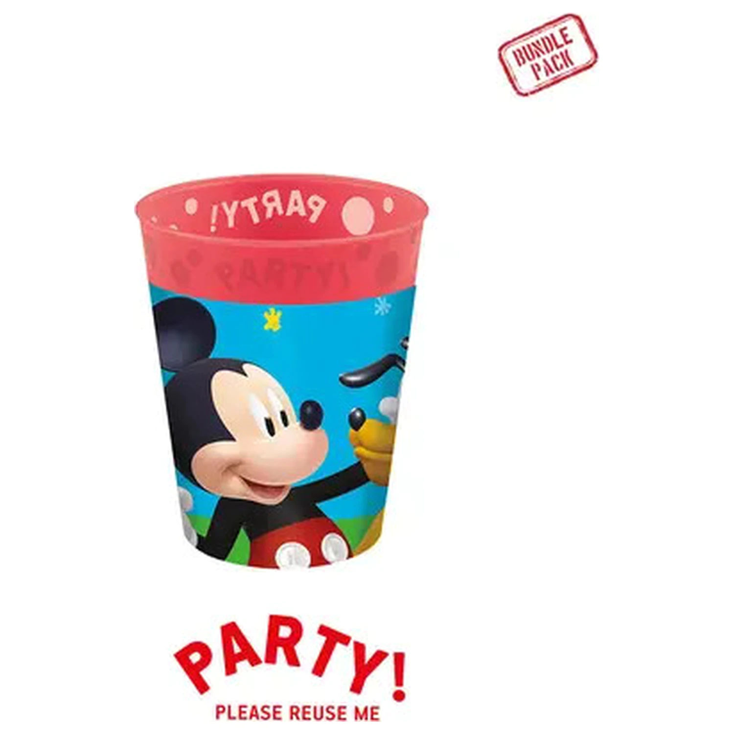 Disney Mickey Rock the House micro prémiový plastový hrnek sada 4 kusy 250 ml fotografii produktu