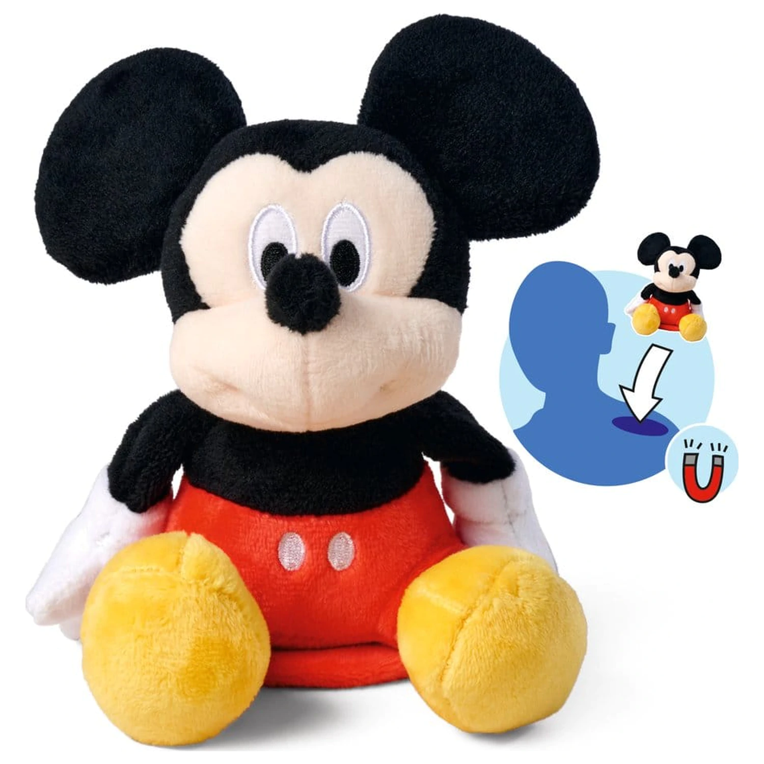 Disney plyšová figurka Mickey na rameno 12 cm fotografii produktu