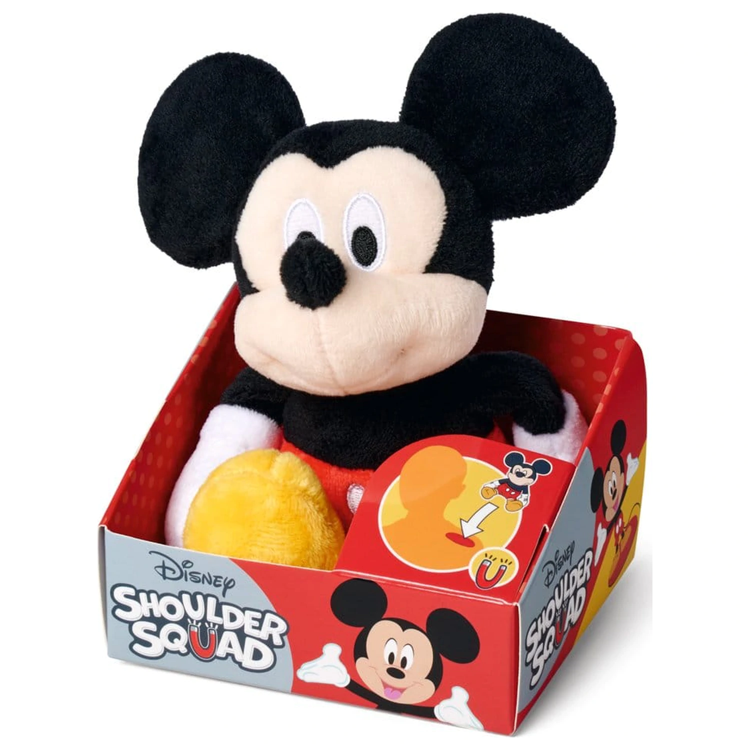 Disney plyšová figurka Mickey na rameno 12 cm fotografii produktu