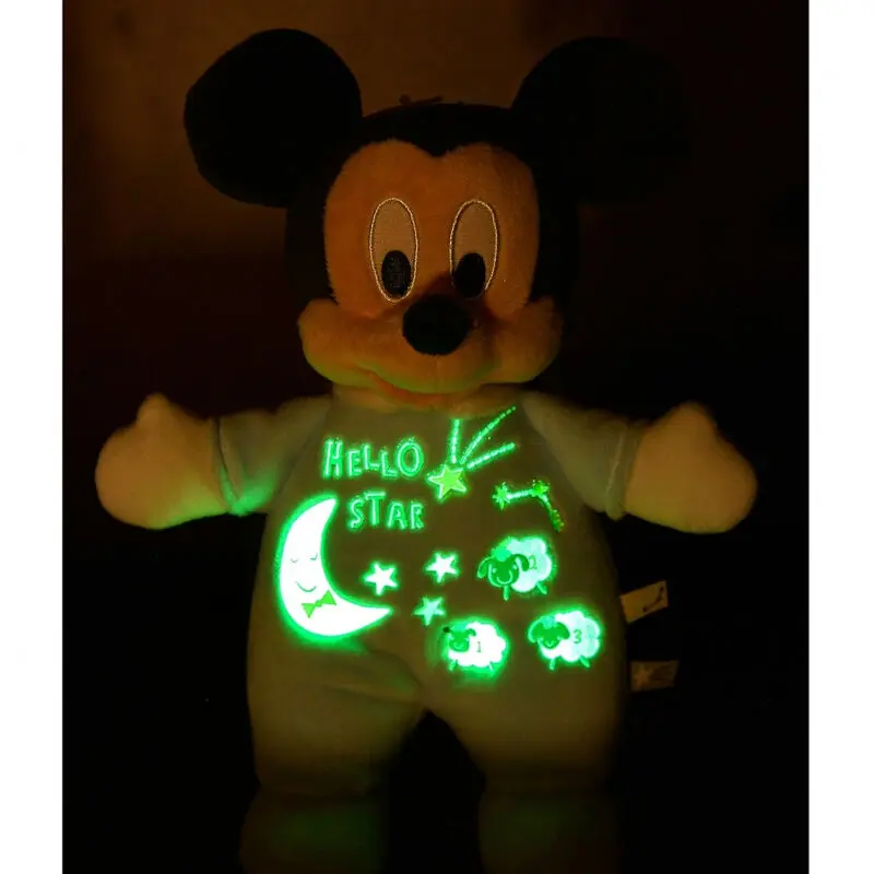 Disney Mickey svítící ve tmě plyšová hračka 25 cm fotografii produktu