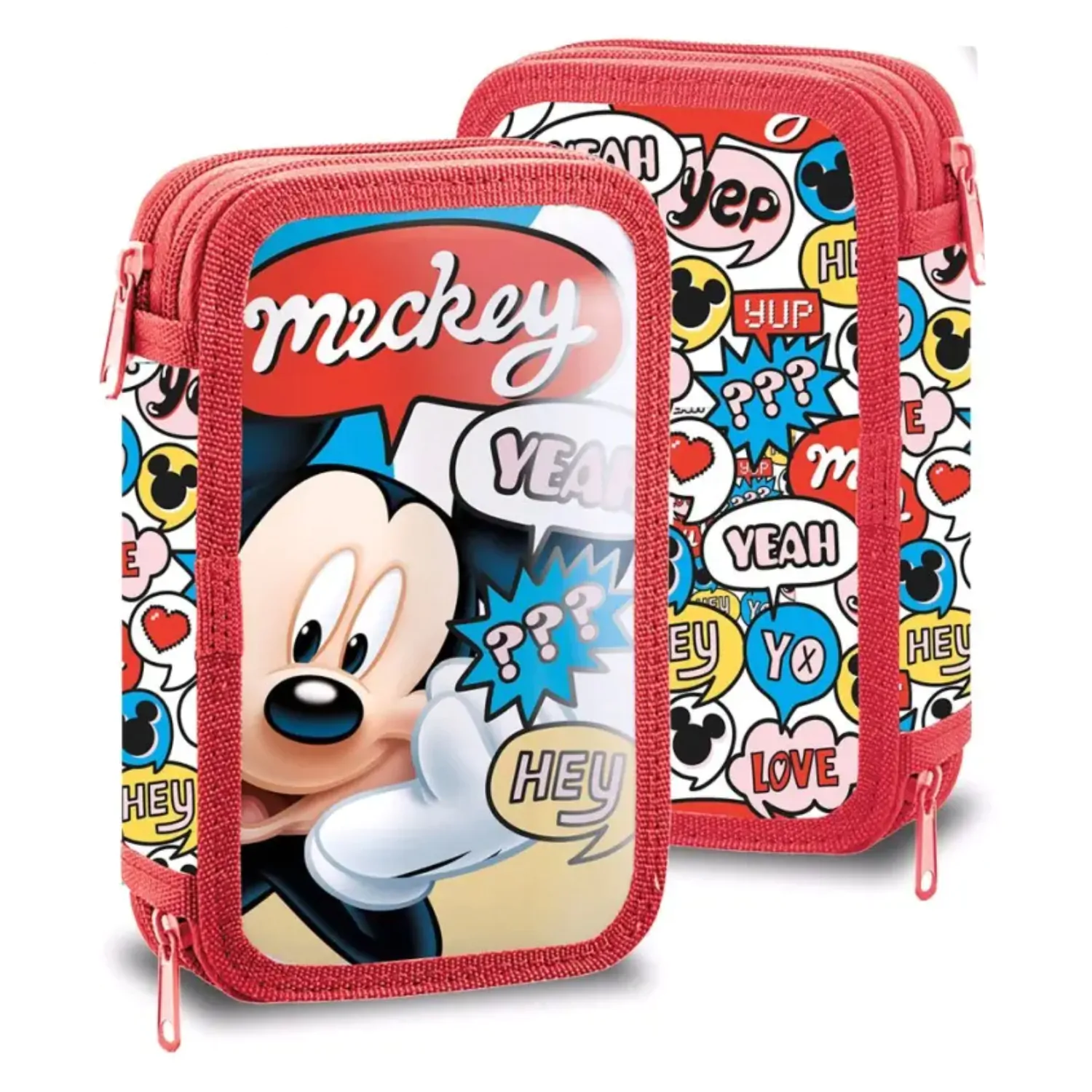Disney Mickey Mouse plněný dvoupatrový penál fotografii produktu