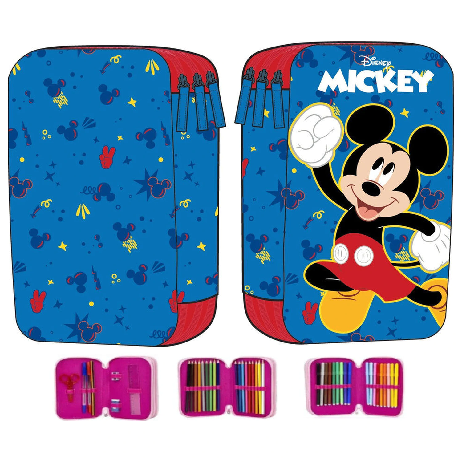 Disney Mickey trojitý penál fotografii produktu