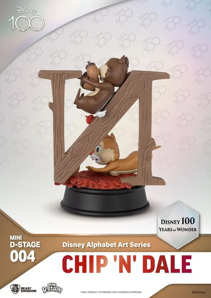 Disney Mini Diorama Stage Statues 6-pack 100 Years of Wonder-Disney Alphabet Art 10 cm fotografii produktu