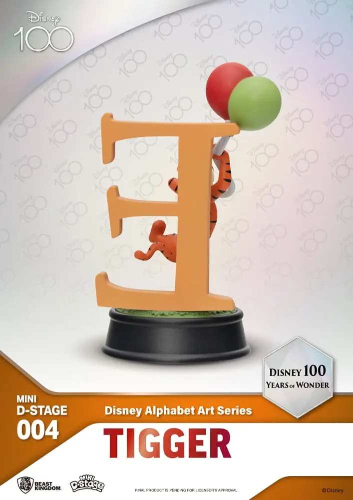 Disney Mini Diorama Stage Statues 6-pack 100 Years of Wonder-Disney Alphabet Art 10 cm fotografii produktu