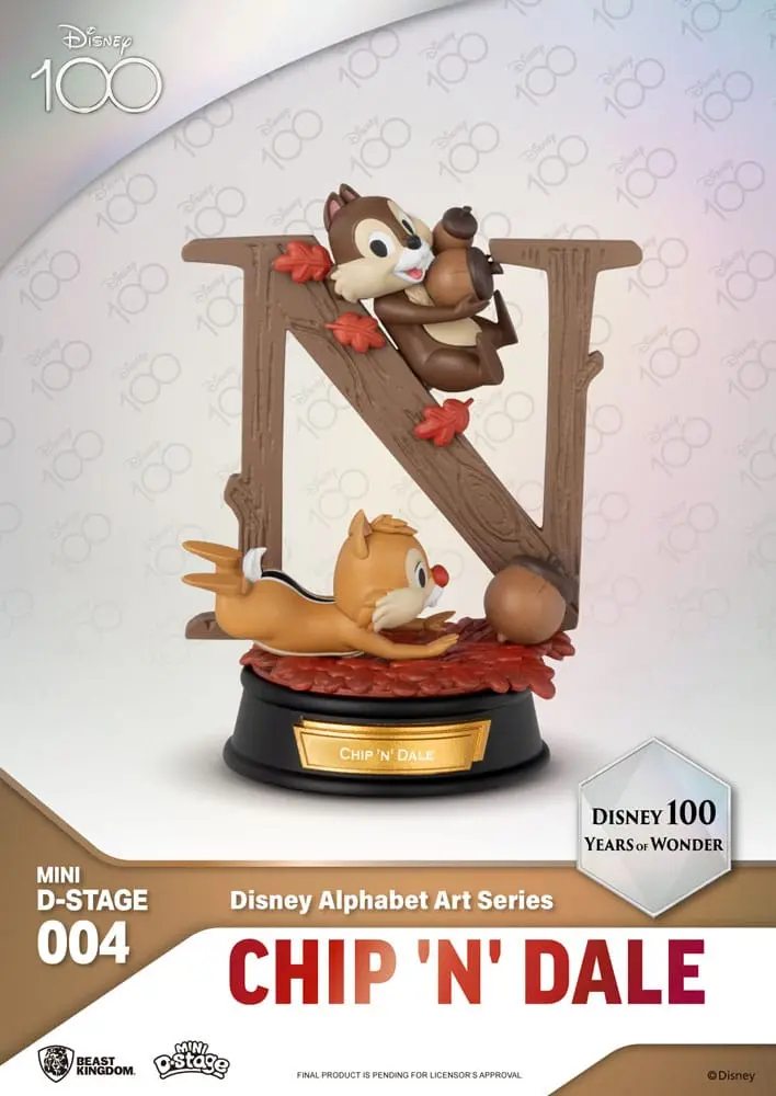 Disney Mini Diorama Stage Statues 6-pack 100 Years of Wonder-Disney Alphabet Art 10 cm fotografii produktu