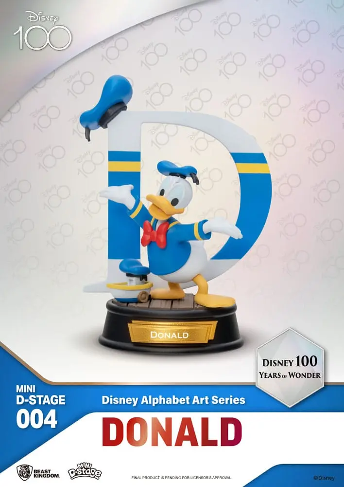 Disney Mini Diorama Stage Statues 6-pack 100 Years of Wonder-Disney Alphabet Art 10 cm fotografii produktu