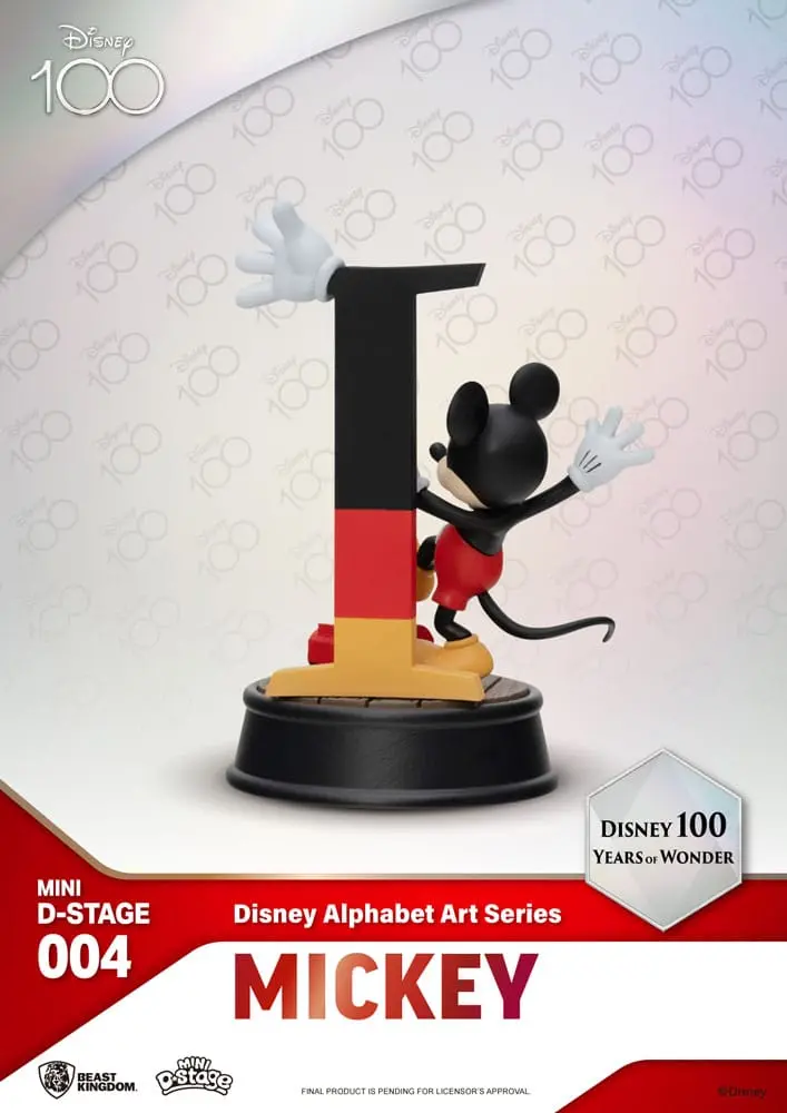 Disney Mini Diorama Stage Statues 6-pack 100 Years of Wonder-Disney Alphabet Art 10 cm fotografii produktu