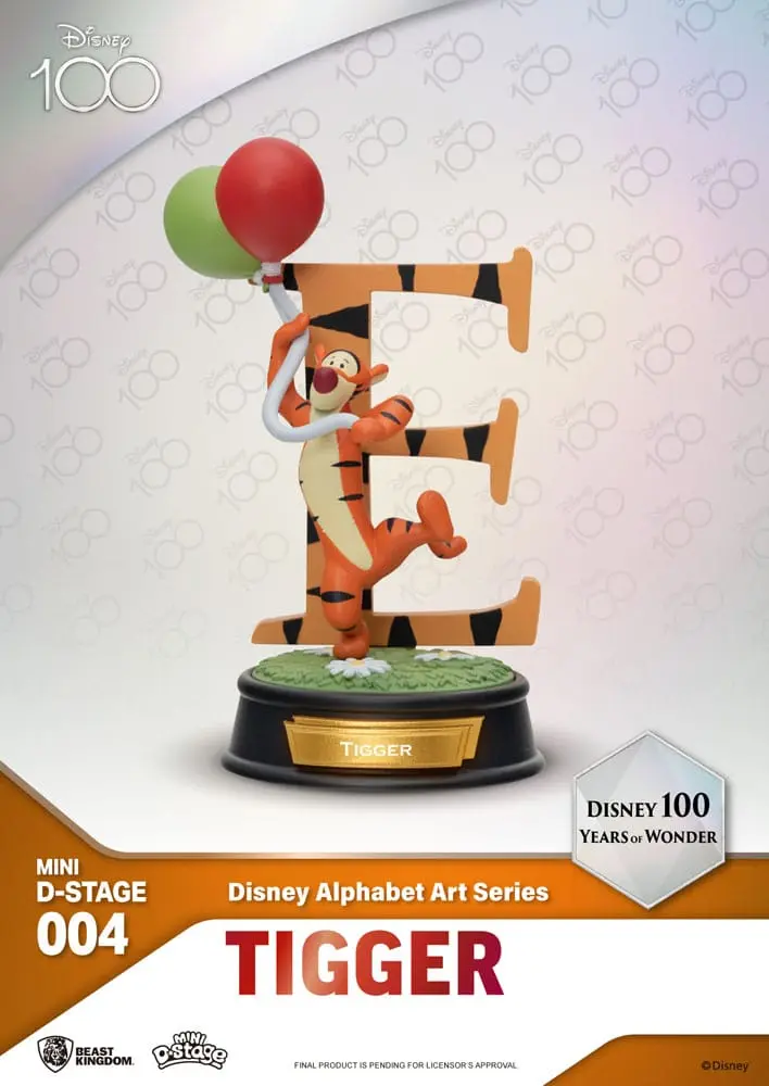 Disney Mini Diorama Stage Statues 6-pack 100 Years of Wonder-Disney Alphabet Art 10 cm fotografii produktu