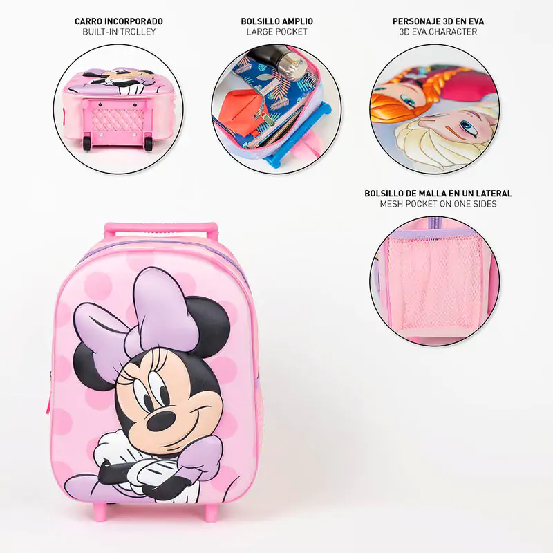 Disney Minnie 3D trolley 31cm fotografii produktu