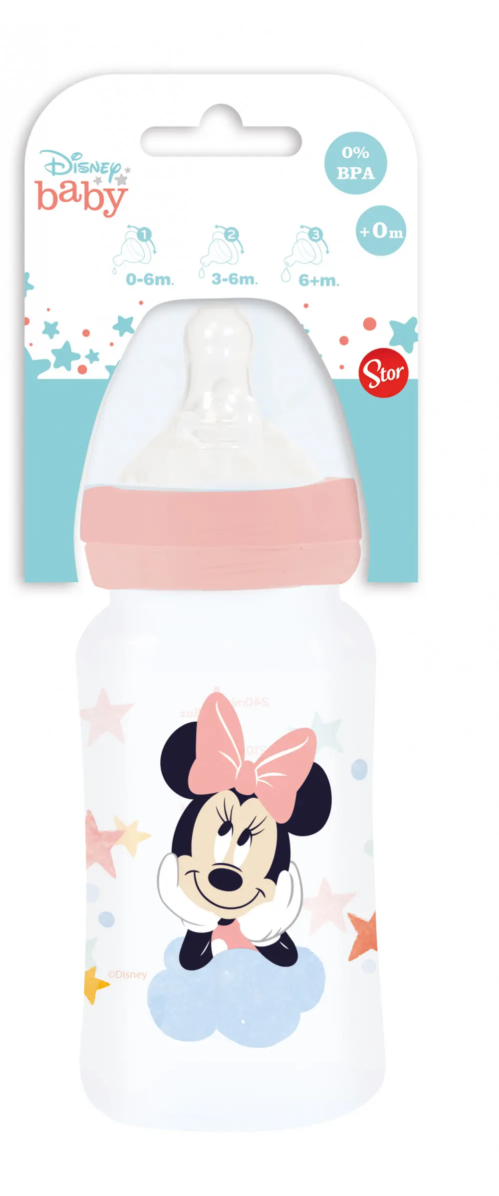 Disney Minnie dětská láhev na krmení 2.4 dl fotografii produktu