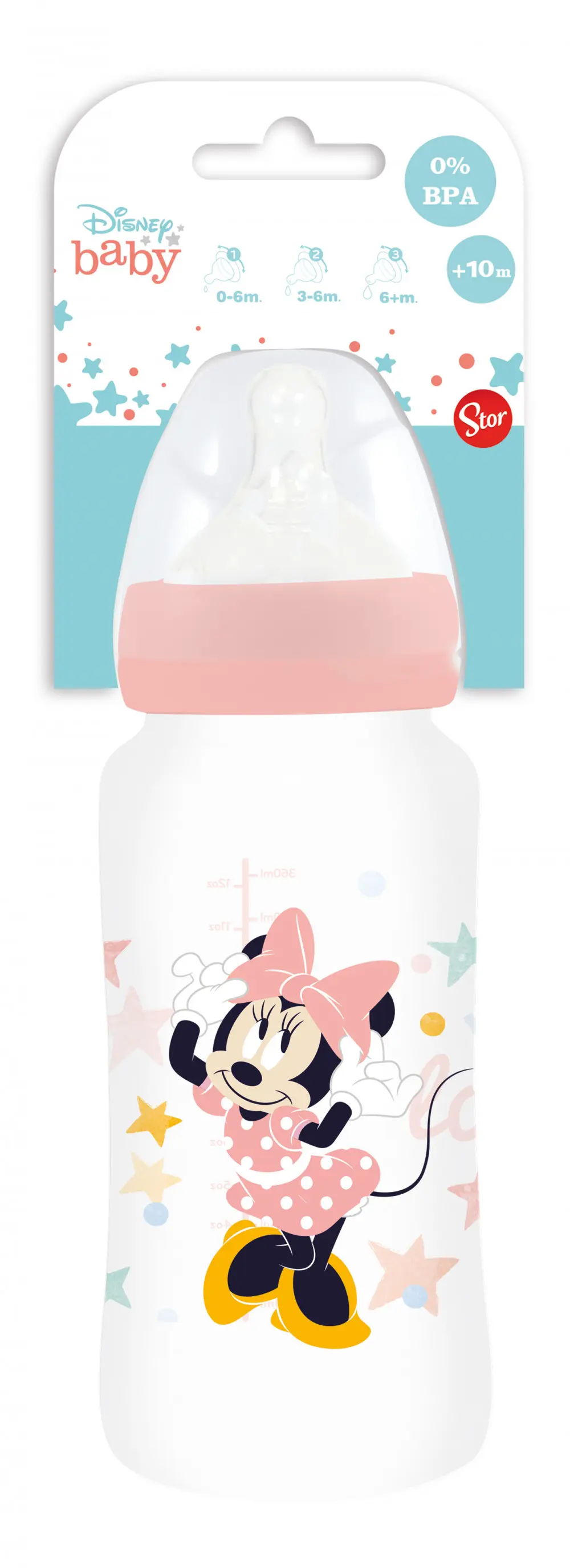 Disney Minnie Mouse Doll kojenecká láhev 3,6 dl fotografii produktu