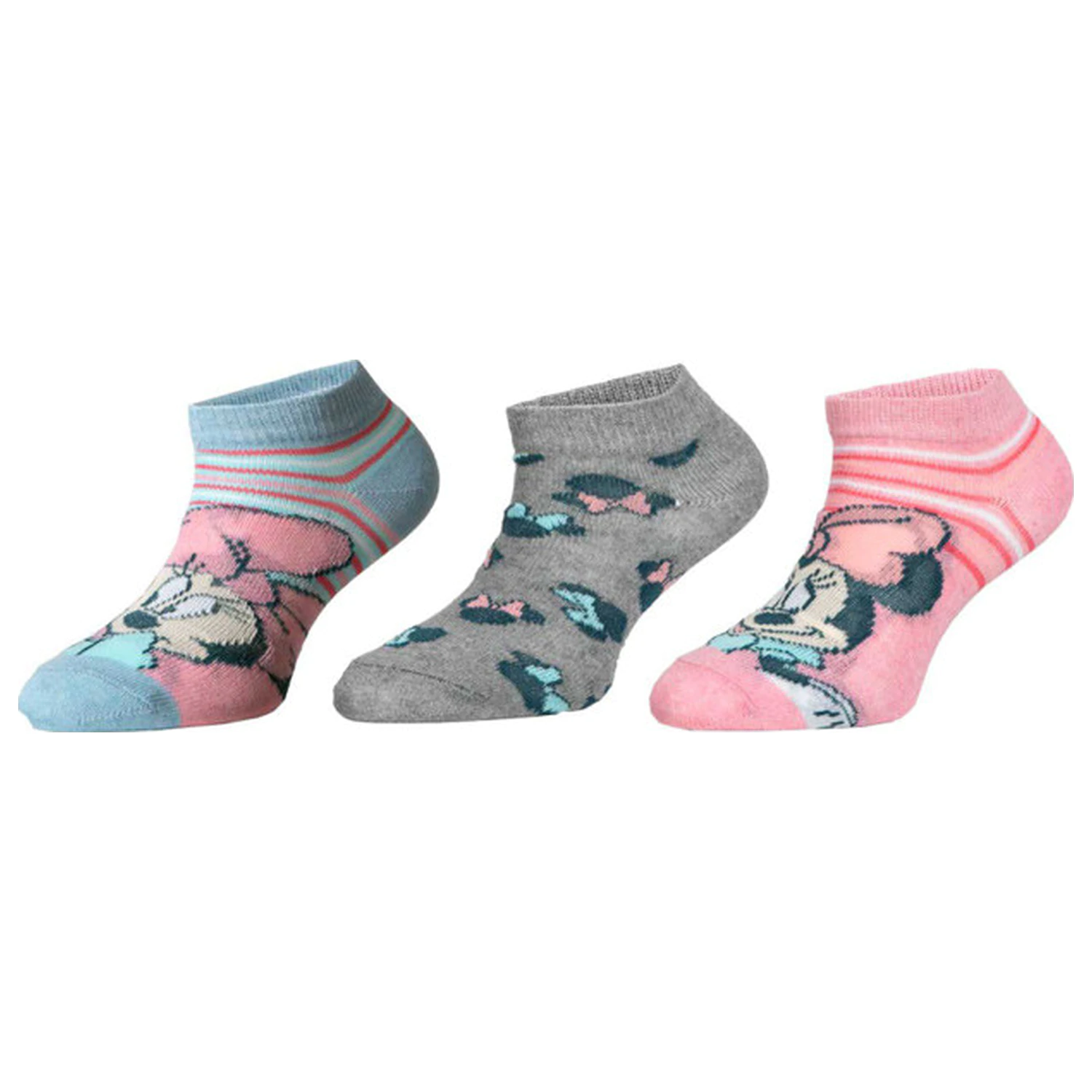 Disney Minnie Bow dětské tajné ponožky 23/26 fotografii produktu