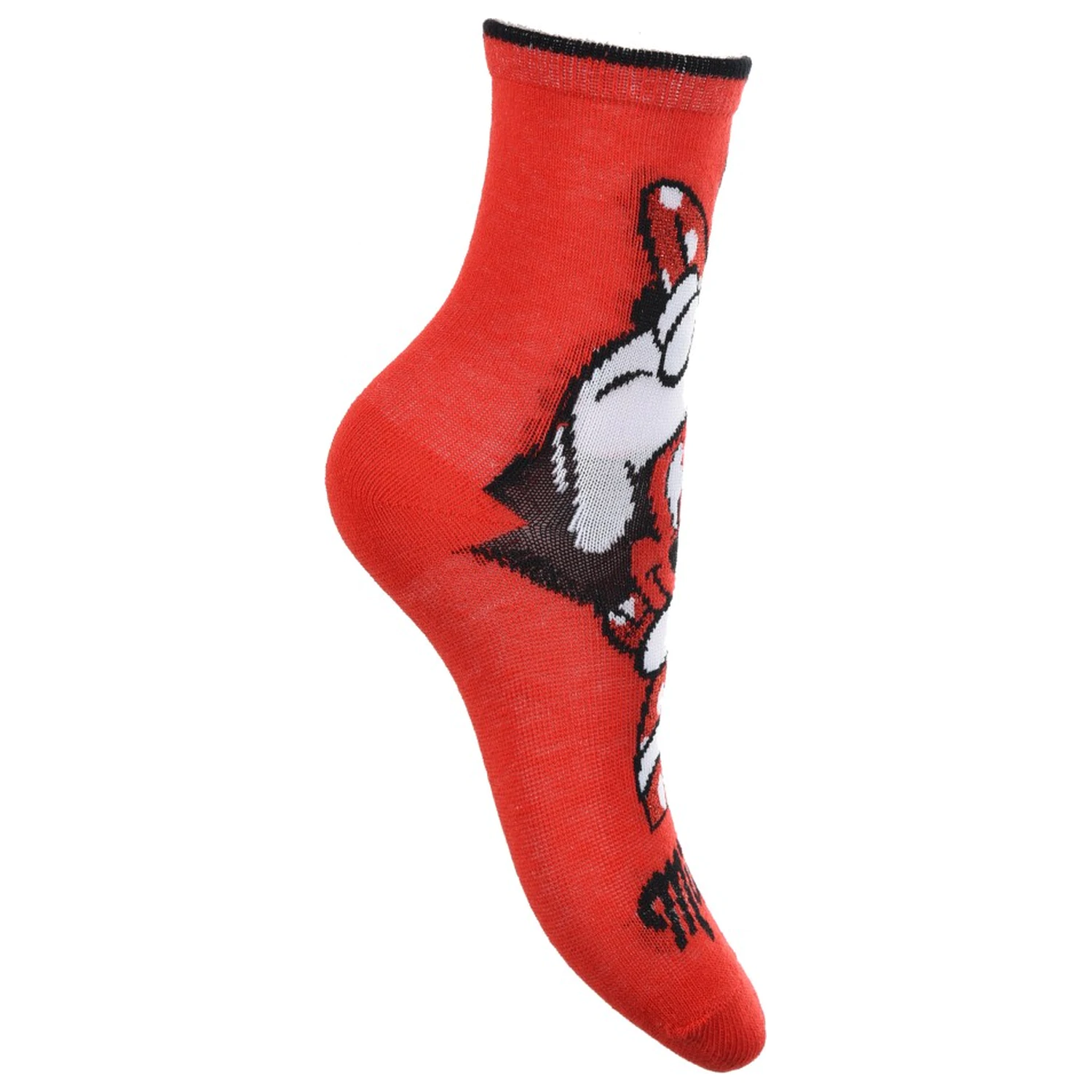 Disney Minnie Mouse Red Bow dětské ponožky 31/34 fotografii produktu