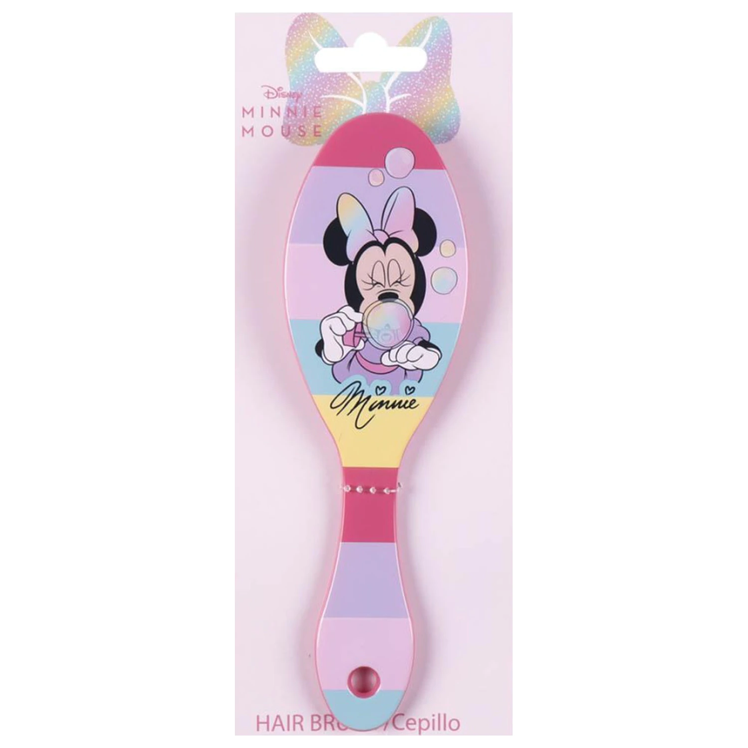 Disney Minnie Bubble kartáč na vlasy, hřeben 21 cm fotografii produktu