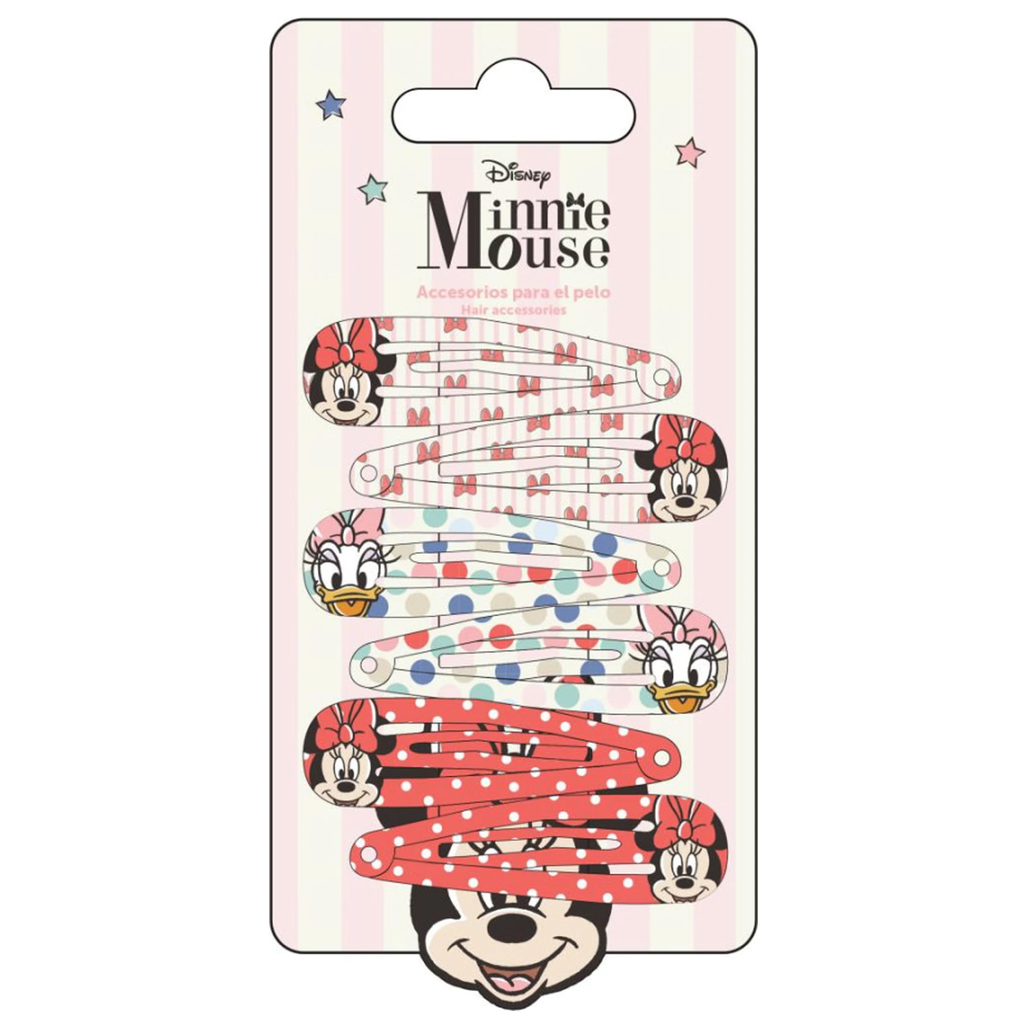 Disney Minnie Daisy Sada sponek do vlasů, 6dílná fotografii produktu