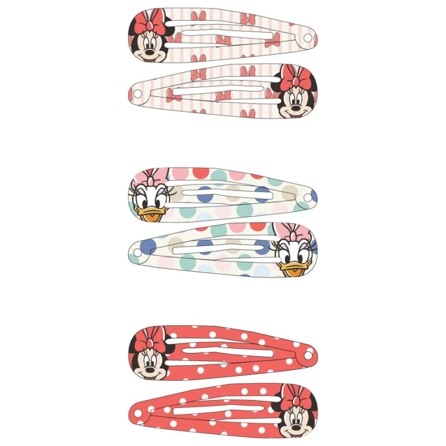 Disney Minnie Daisy Sada sponek do vlasů, 6dílná fotografii produktu