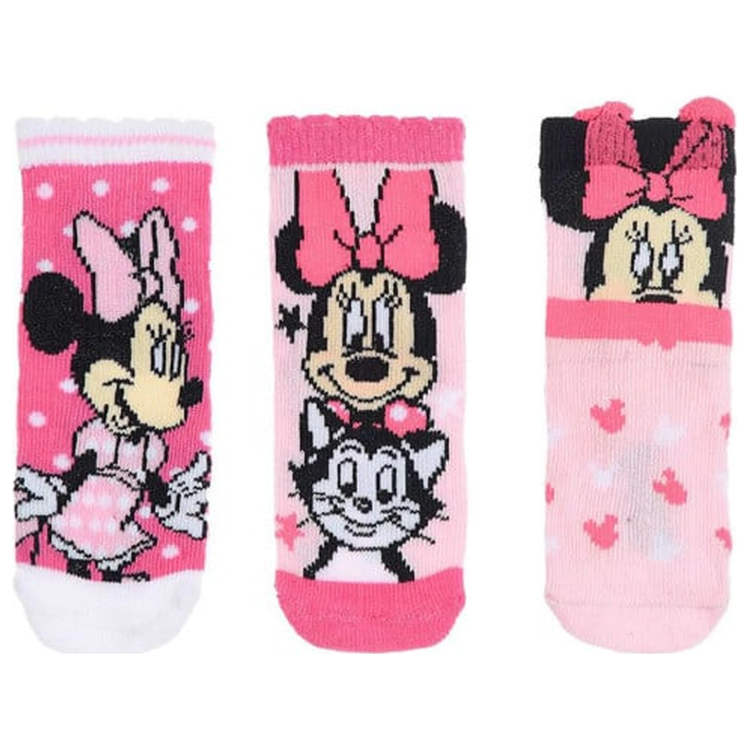 Disney Minnie Figaro růžové kojenecké ponožky 6-12 měsíců fotografii produktu