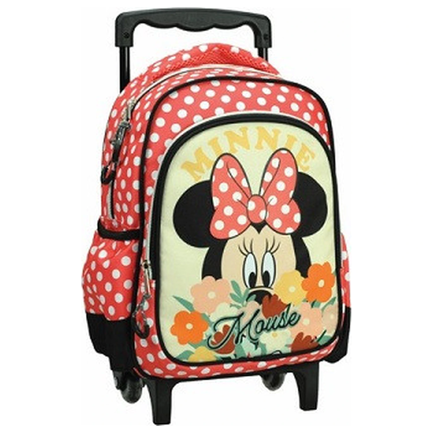 Disney Minnie květinový předškolní batoh na kolečkách, taška 30 cm fotografii produktu
