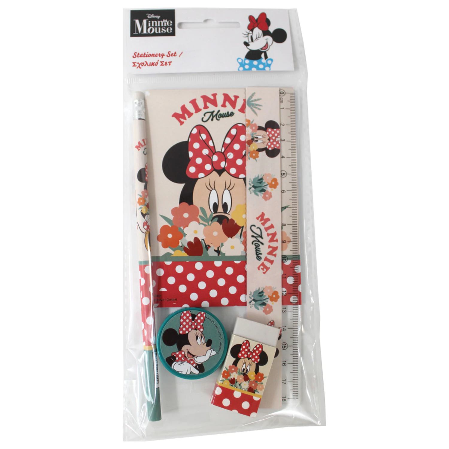Disney Minnie Květinová sada papírnických potřeb 5 kusů fotografii produktu