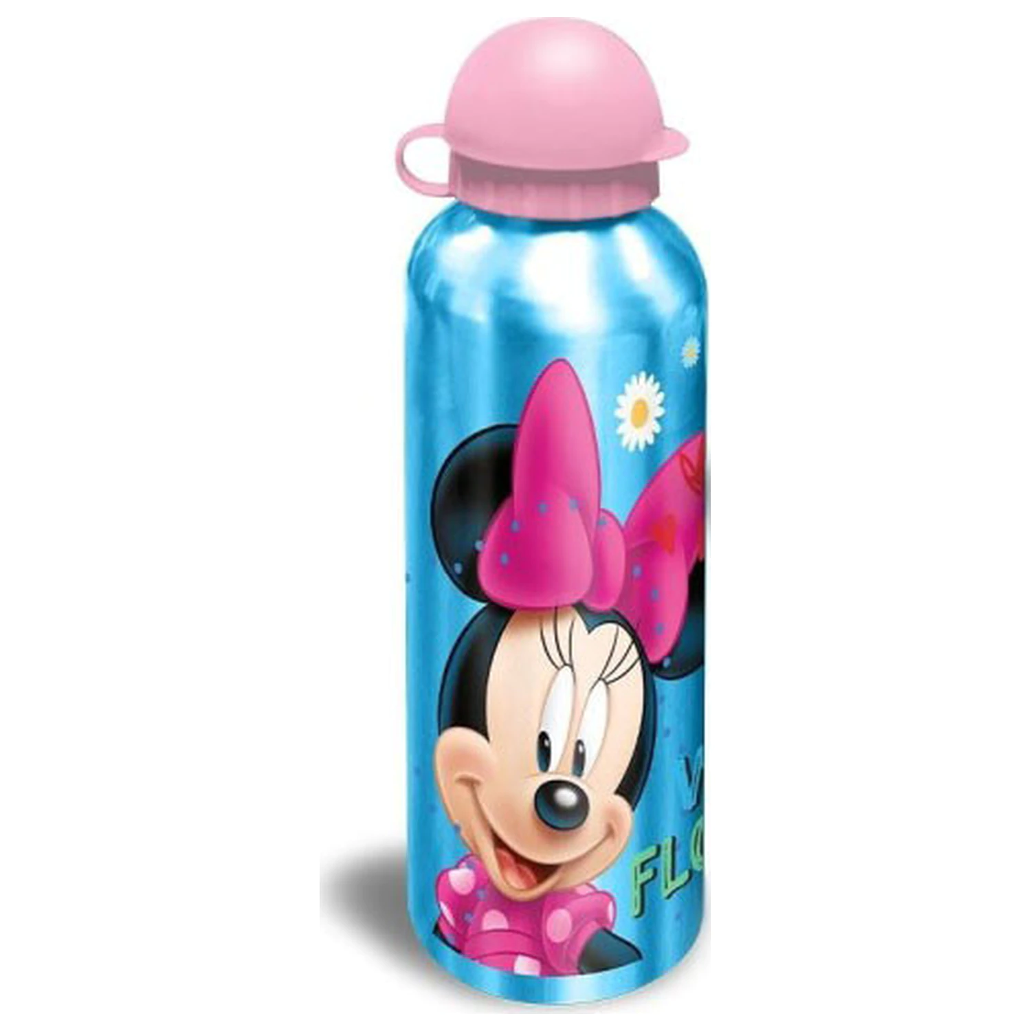 Disney Minnie Flower hliníková lahev na pití s pítkem 500 ml fotografii produktu