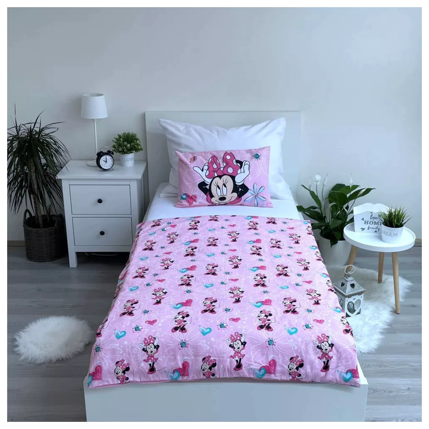 Disney Minnie Flowers dětský, předškolní povlak na peřinu fotografii produktu