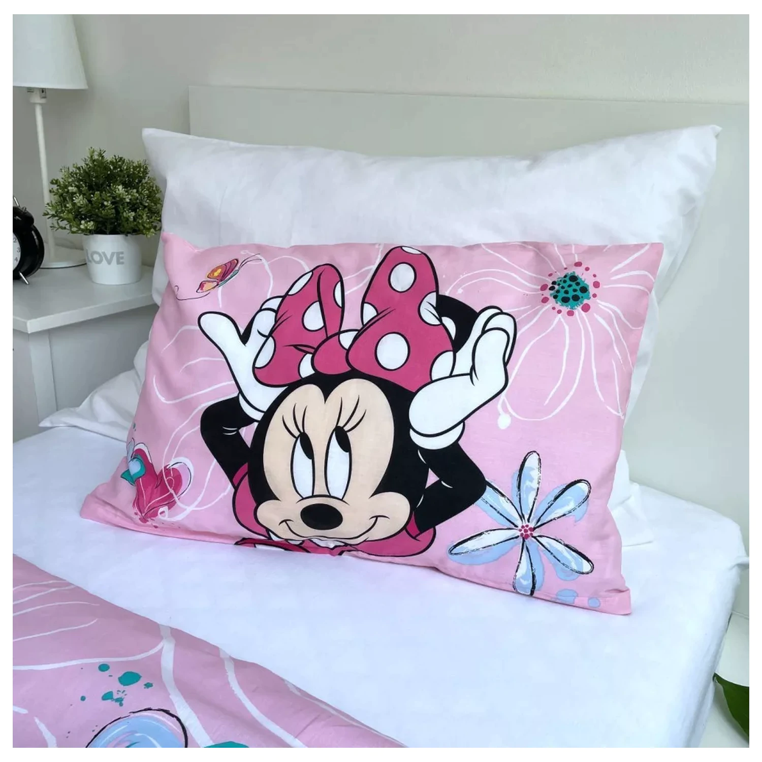 Disney Minnie Flowers dětský, předškolní povlak na peřinu fotografii produktu