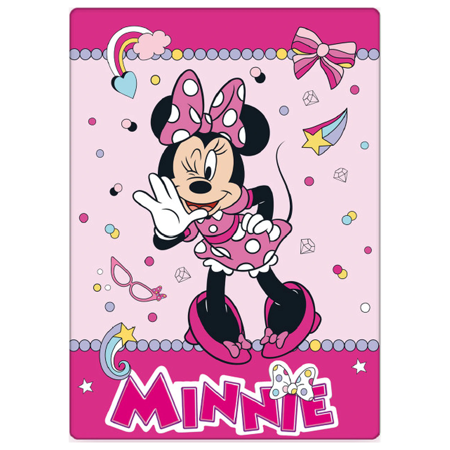 Disney Minnie Funny flísová deka fotografii produktu