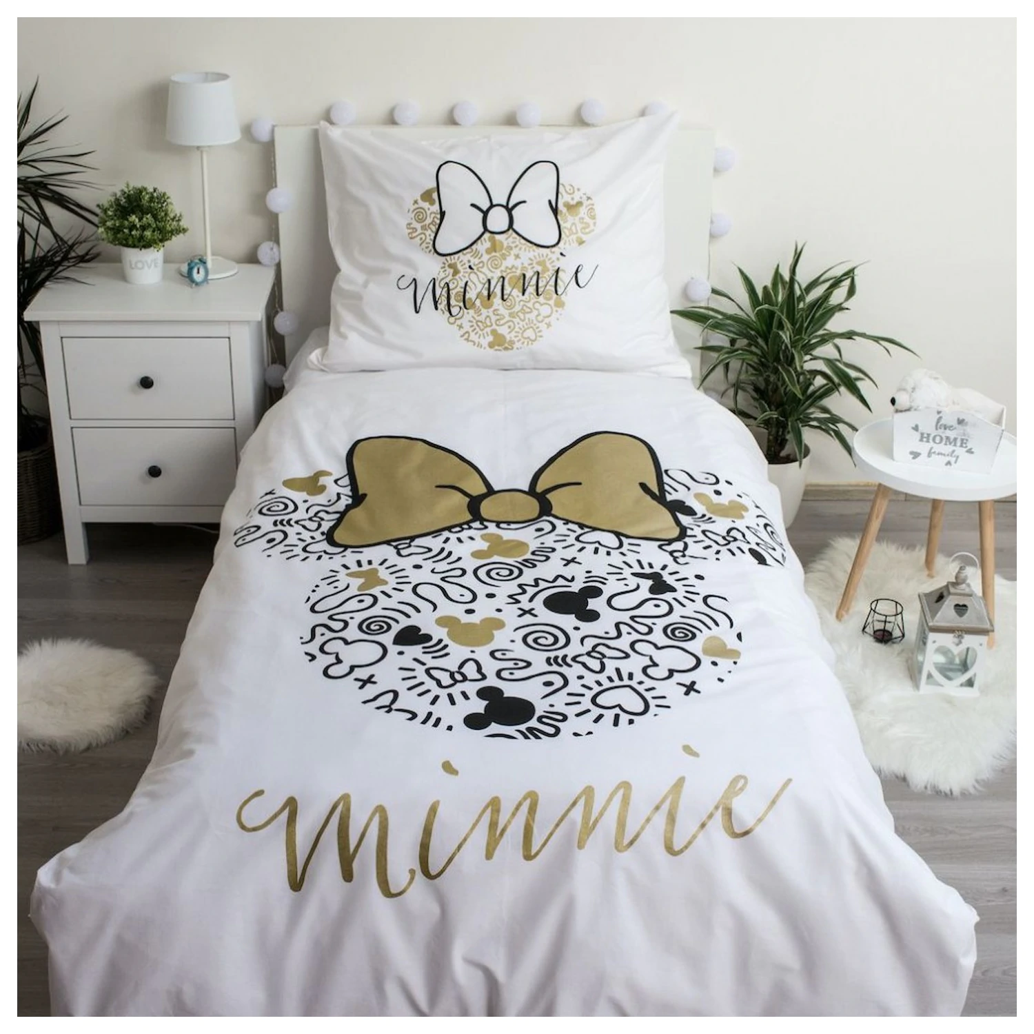 Disney Minnie Gold povlak na peřinu fotografii produktu