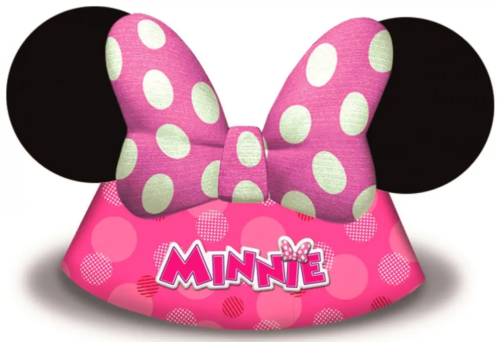 Disney Minnie Happy Helpers Party Hats, 6 kusů fotografii produktu