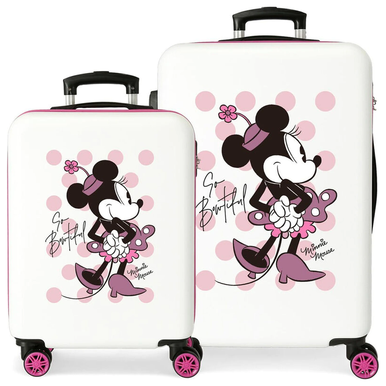 Disney Minnie Have A Good Time ABS dvoudílná sada cestovních kufrů 55/65cm fotografii produktu