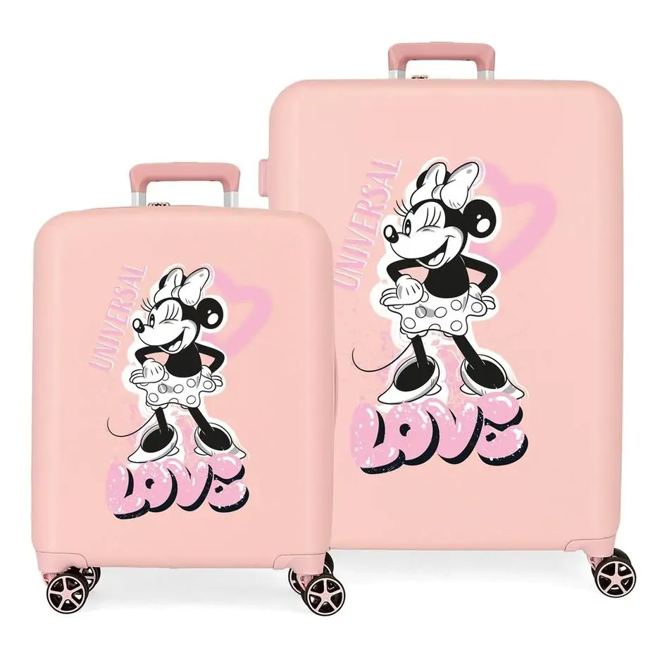 Disney Minnie Heart ABS sada 2 trolley kufry fotografii produktu