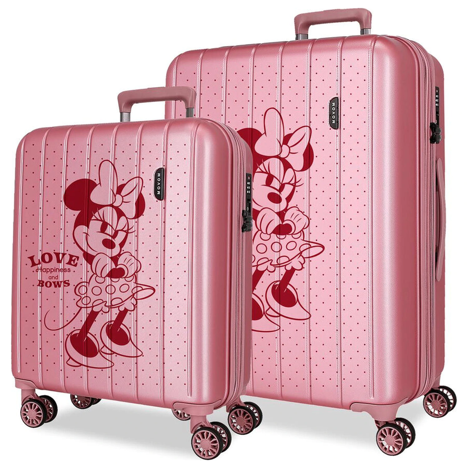 Disney Minnie Love ABS sada cestovních kufrů na kolečkách 55/65 cm fotografii produktu