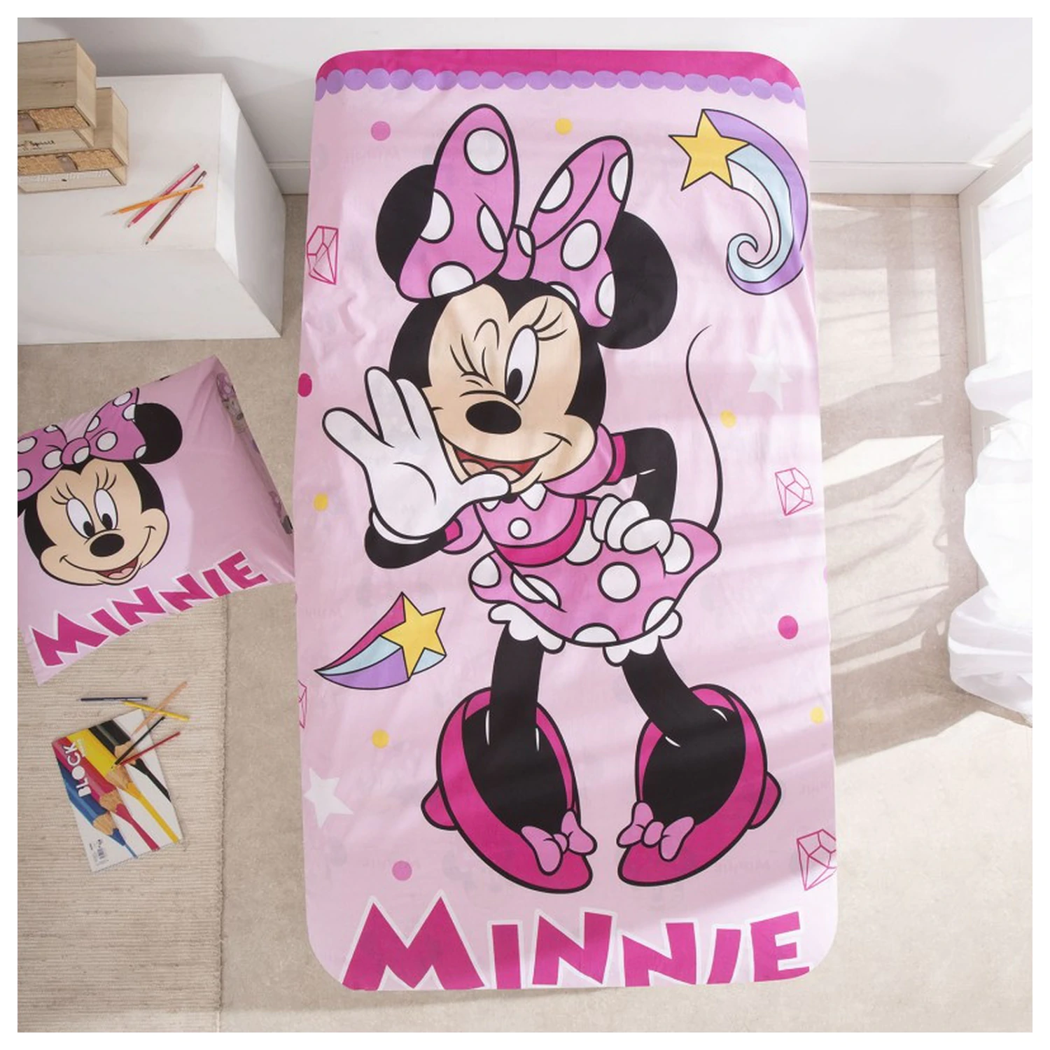 Disney Minnie Krásné povlečení na přikrývku set fotografii produktu